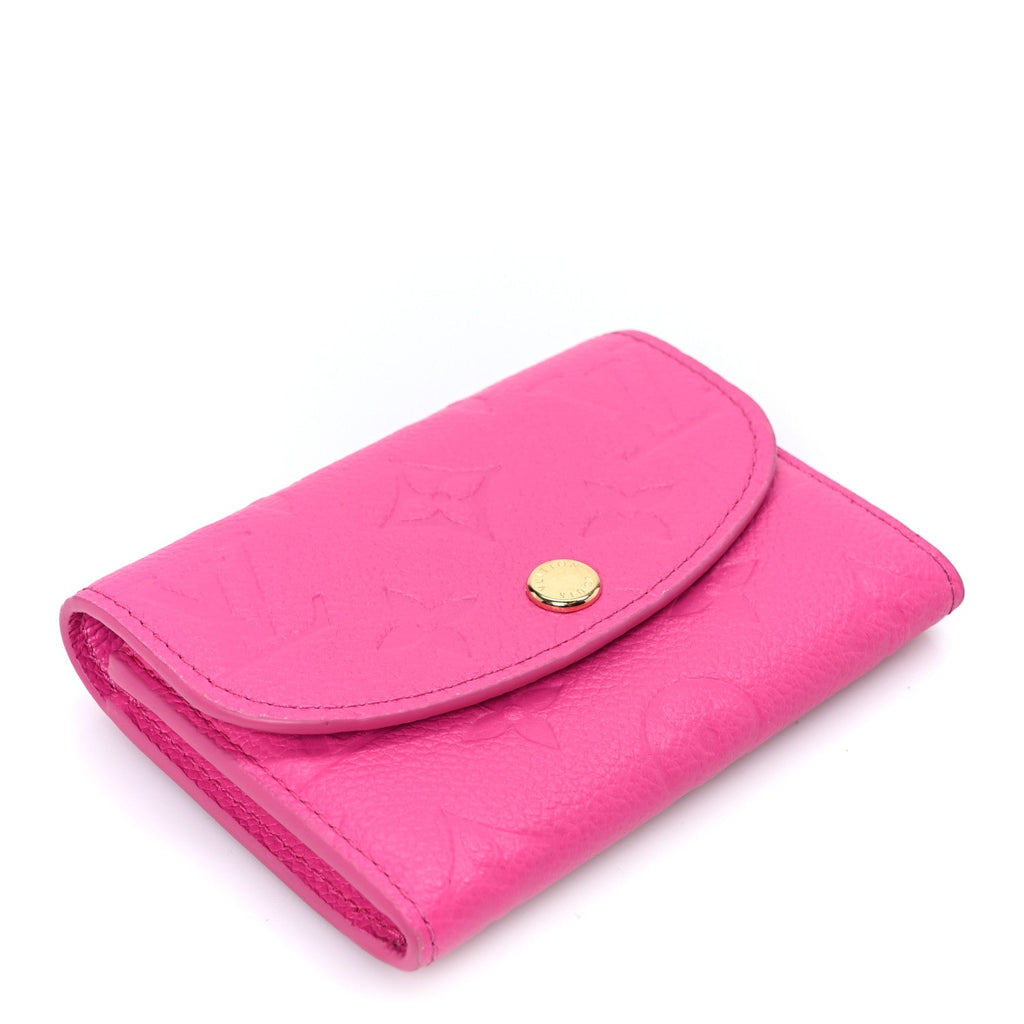 Louis Vuitton LV X TM Empreinte Rosalie Coin Purse Kawaii Pink