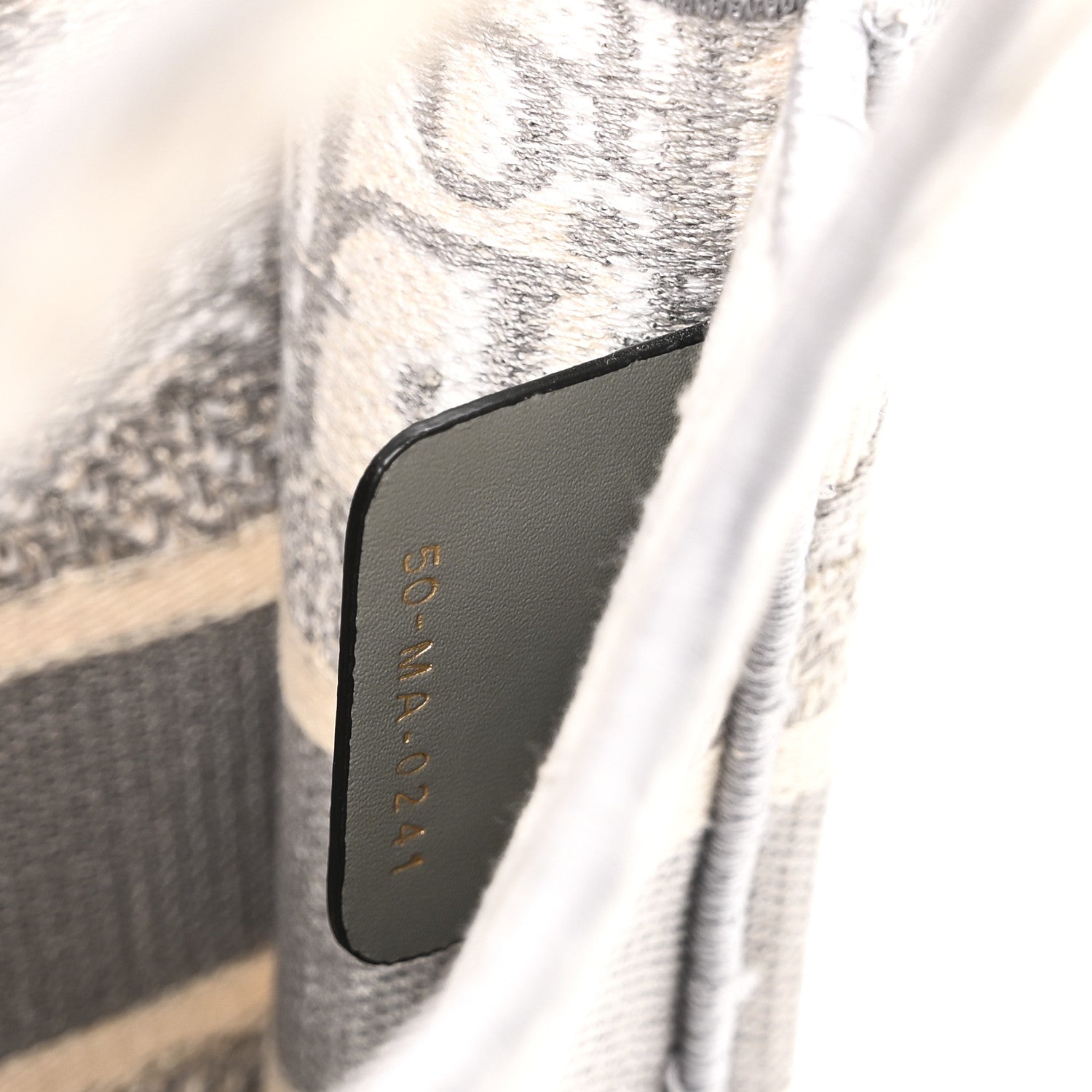 Christian Dior Oblique Mini Book Tote Grey Multicolor