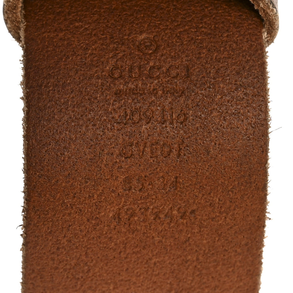 Gucci Faded Calfskin Double G 40mm Belt 85 34 Cuir