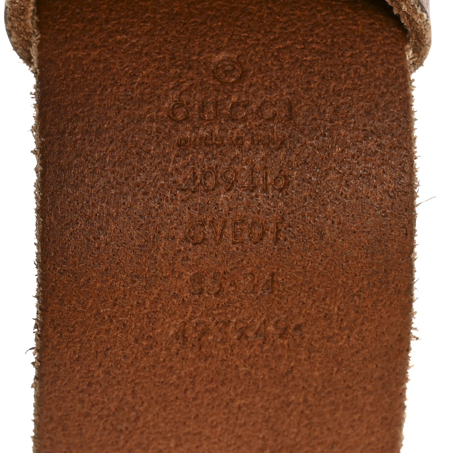 Gucci Faded Calfskin Double G 40mm Belt 85 34 Cuir