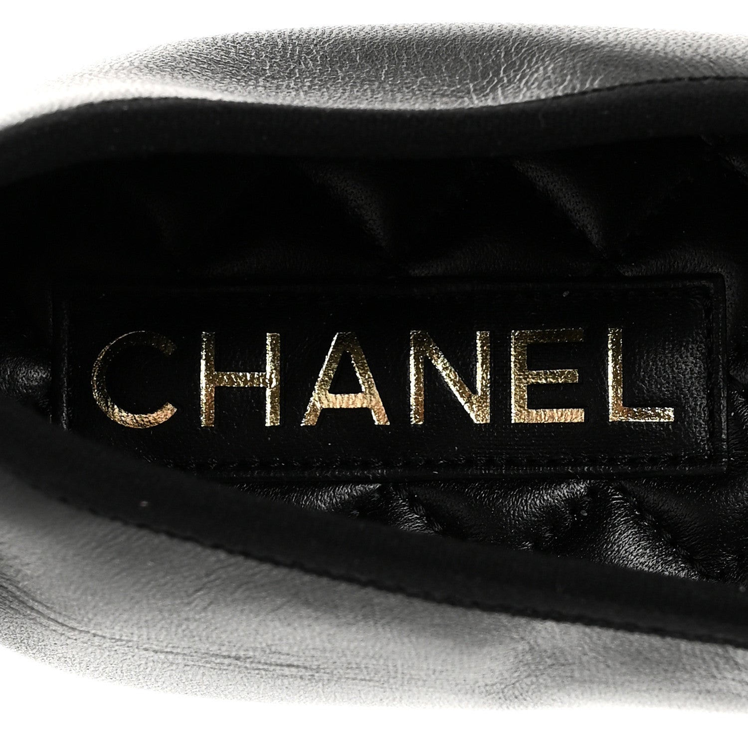 Lambskin Mary Jane Flats 40 Black