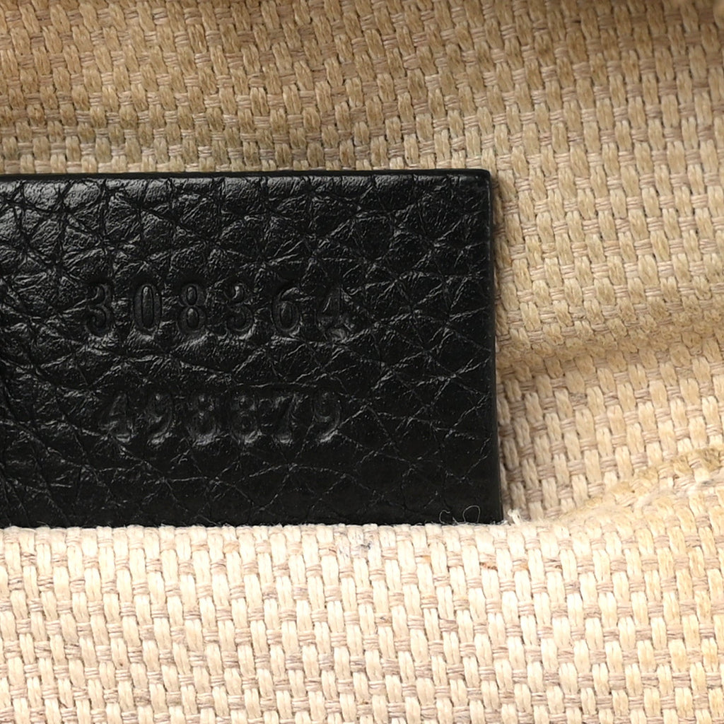 Gucci Pebbled Calfskin Small Soho Disco Bag Black