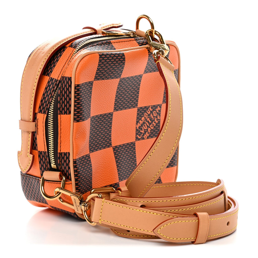 Louis Vuitton Damier Pop Chess Messenger Orange
