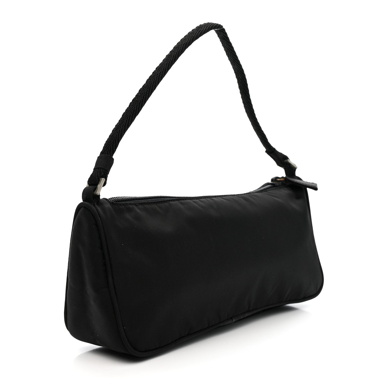 Prada Tessuto Nylon Pochette Bag Black