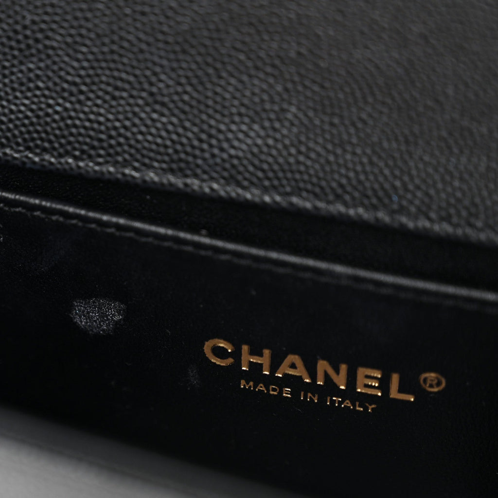 Chanel Caviar Quilted Small Boy Flap Black