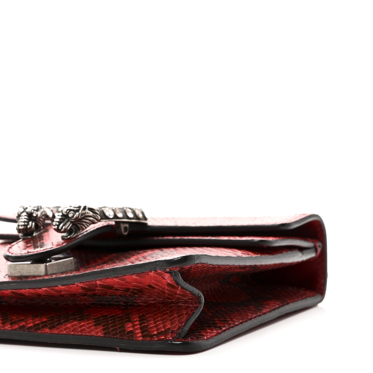 Gucci Snakeskin Mini Dionysus Shoulder Bag Red