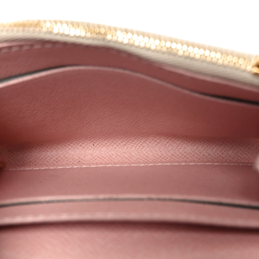 Louis Vuitton Damier Azur Rosalie Coin Purse Rose Ballerine