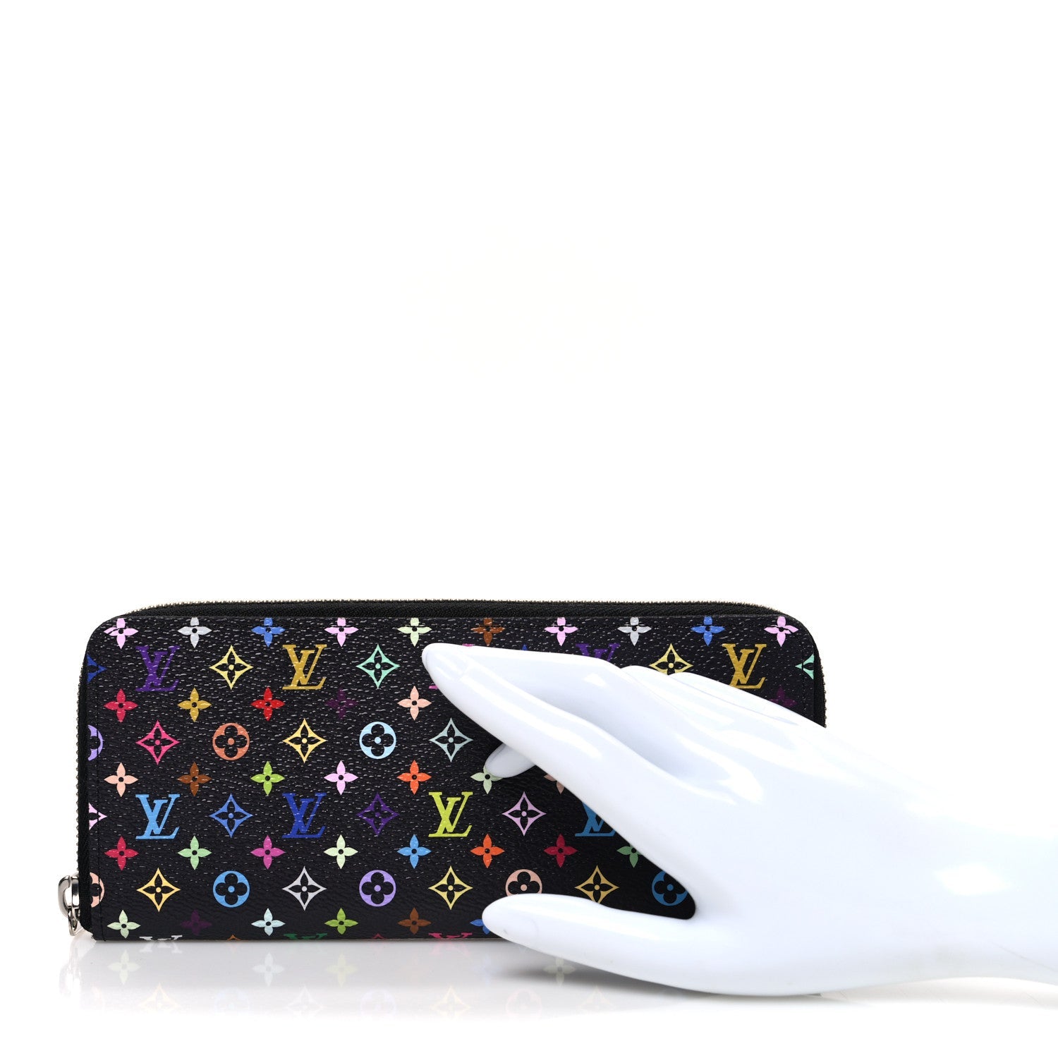 Louis Vuitton LV X TM Monogram Multicolor Clemence Wallet Black