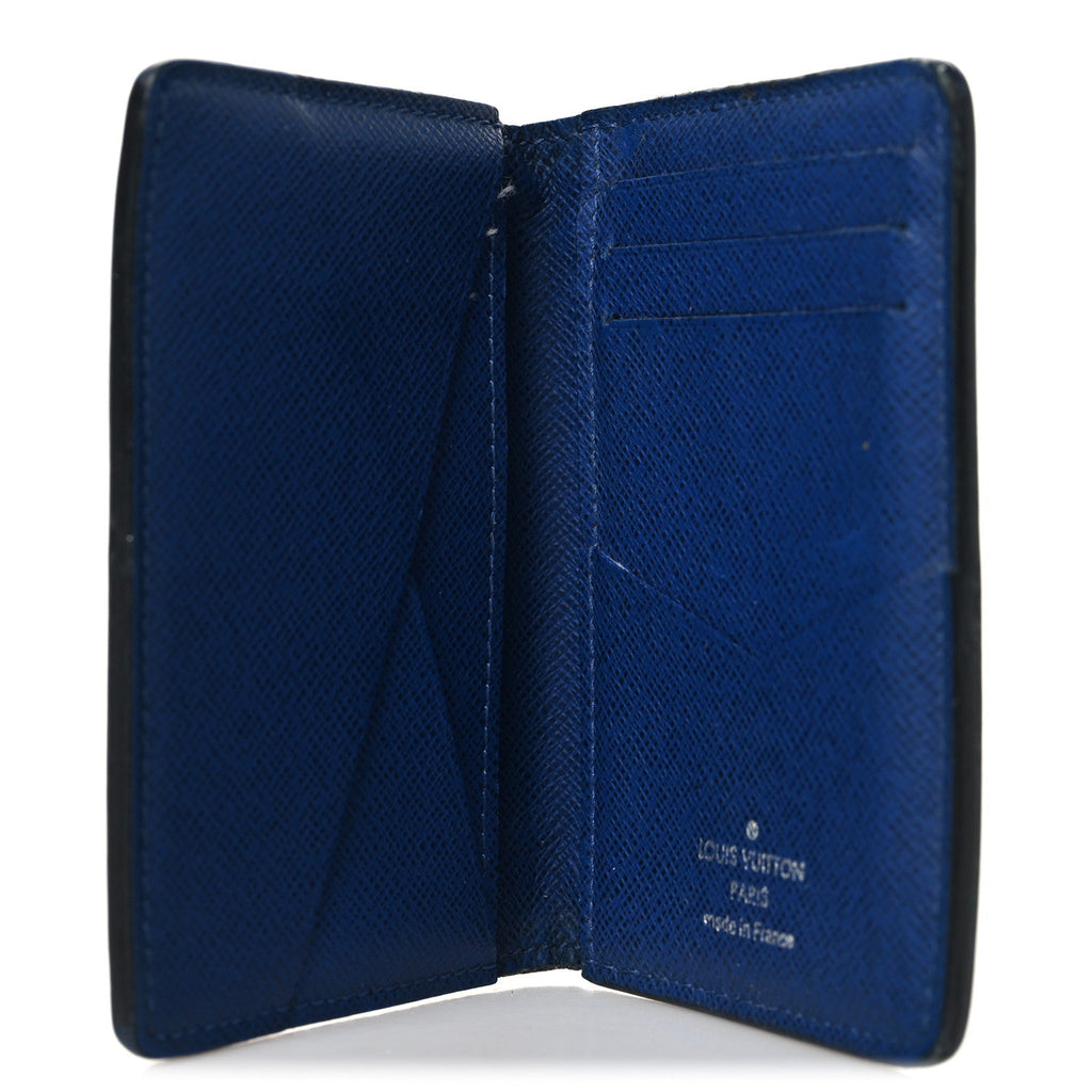 Louis Vuitton Taiga Pocket Organizer NM Blue Marine