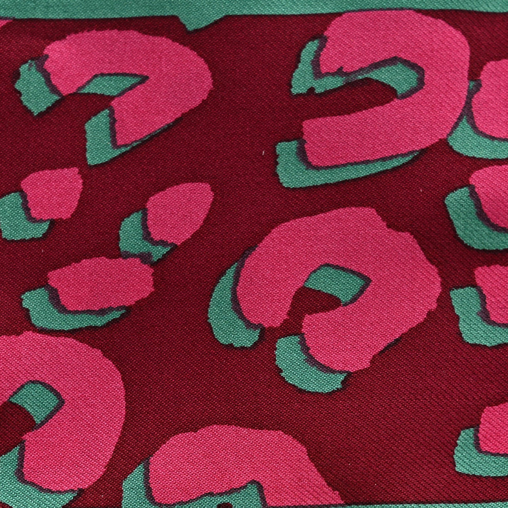 Louis Vuitton Silk Leopard Bandeau Rouge Fauviste
