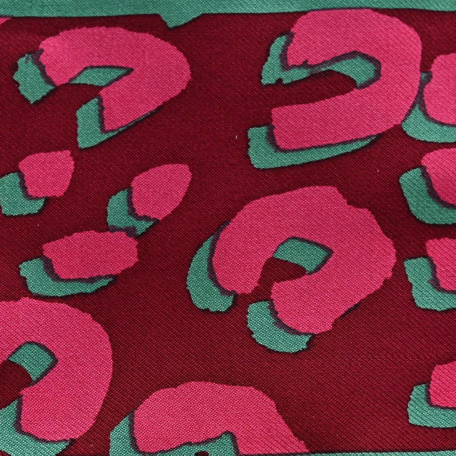 Louis Vuitton Silk Leopard Bandeau Rouge Fauviste