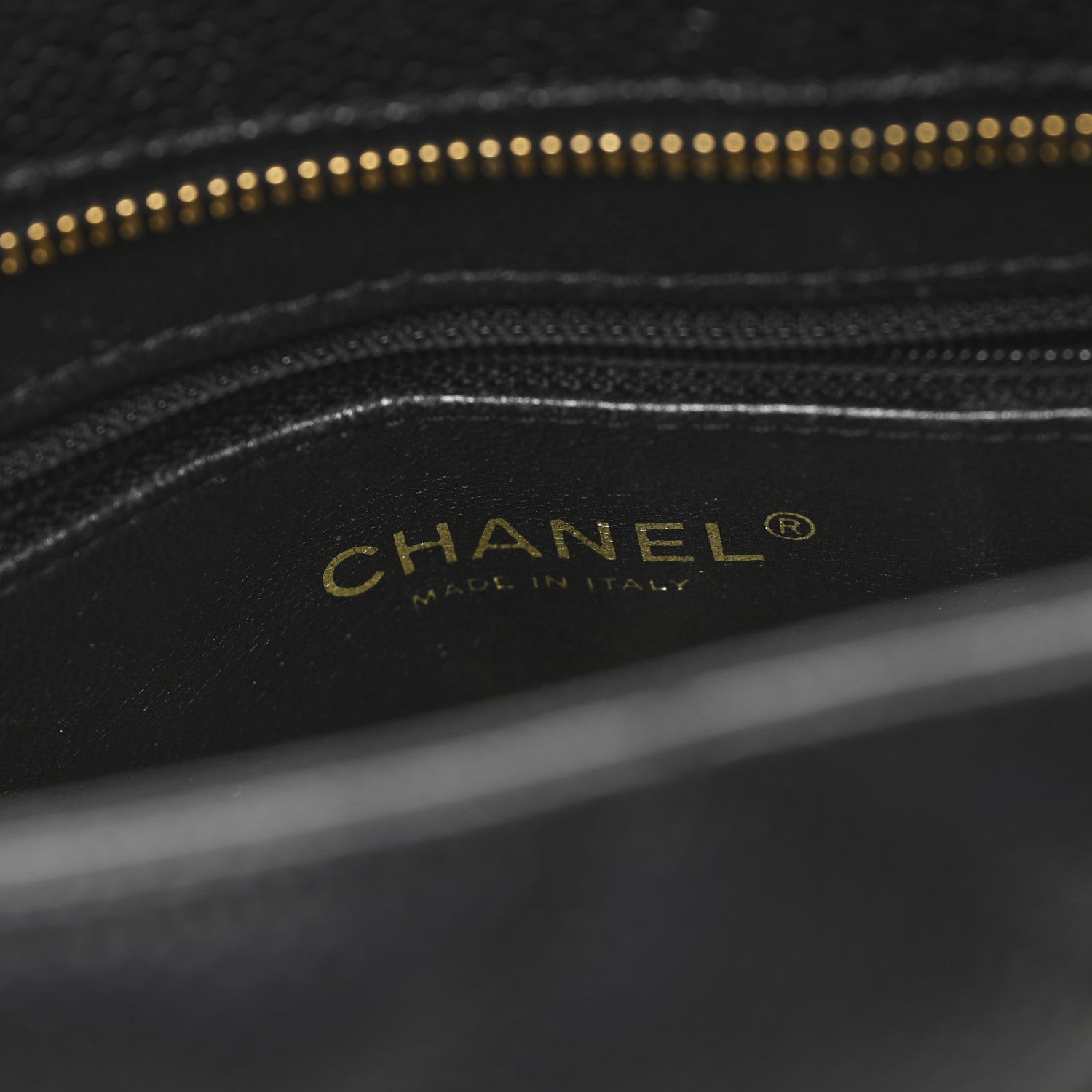 Chanel Caviar Quilted Medallion Tote Black