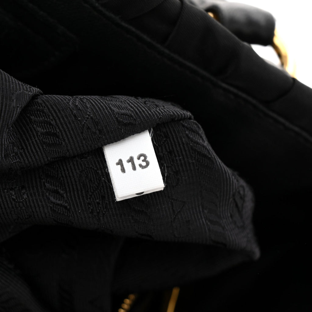 Prada Tessuto Nylon Gaufre Tote Black