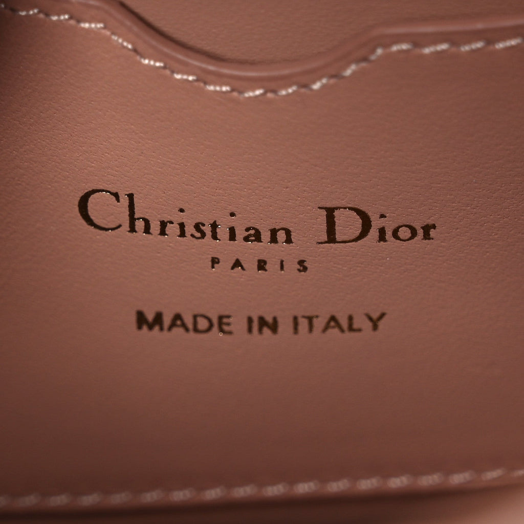 Christian Dior Box Calfskin Micro 30 Montaigne Flap Bag Rose Des Vents