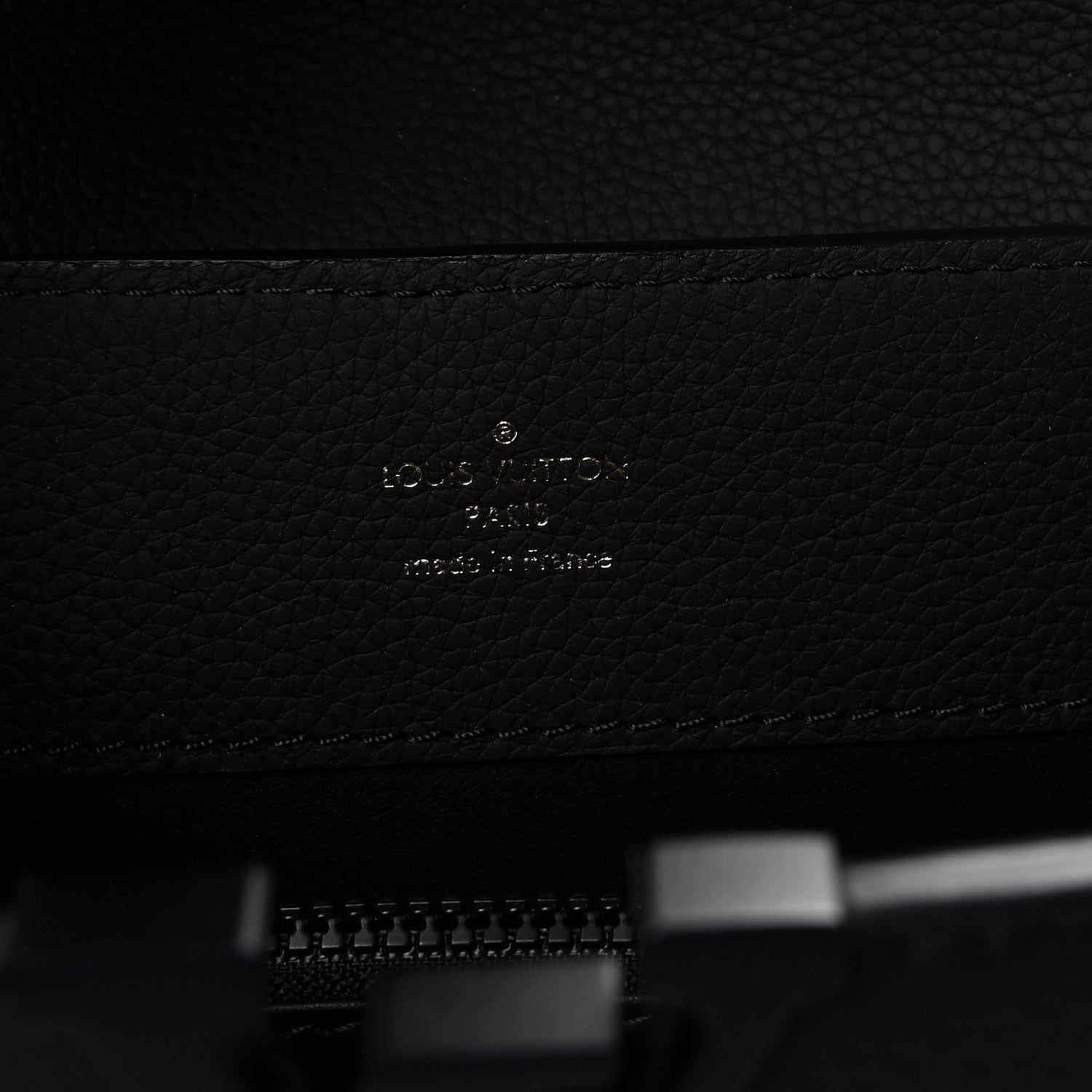 Louis Vuitton Taurillon Capucines East West MM Matte Black