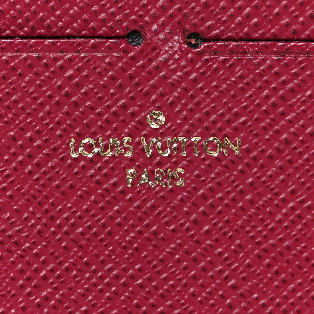 Louis Vuitton Calfskin Felicie Card Holder Insert Fuchsia