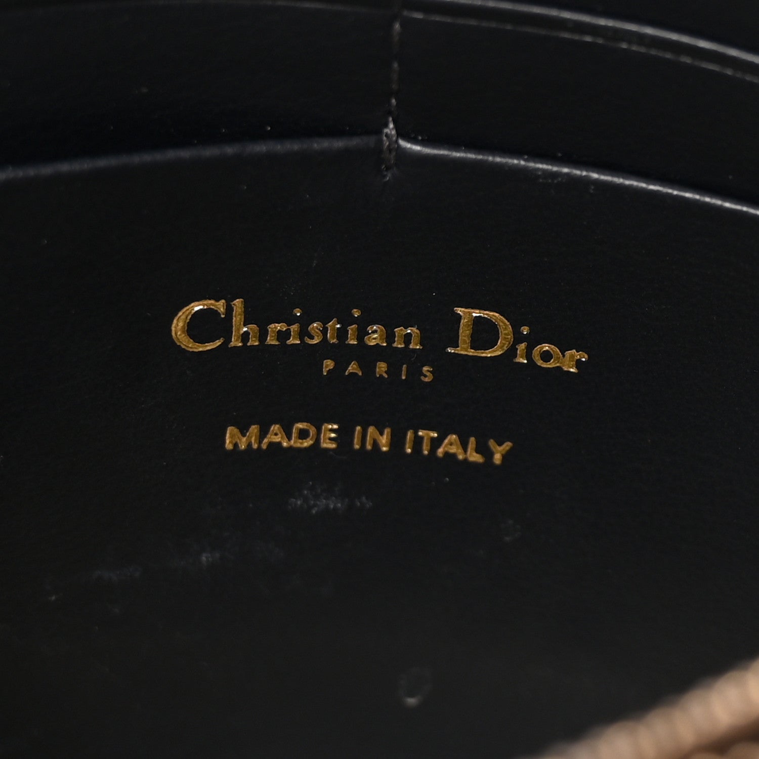 Christian Dior Oblique Saddle Chain Pouch Blue