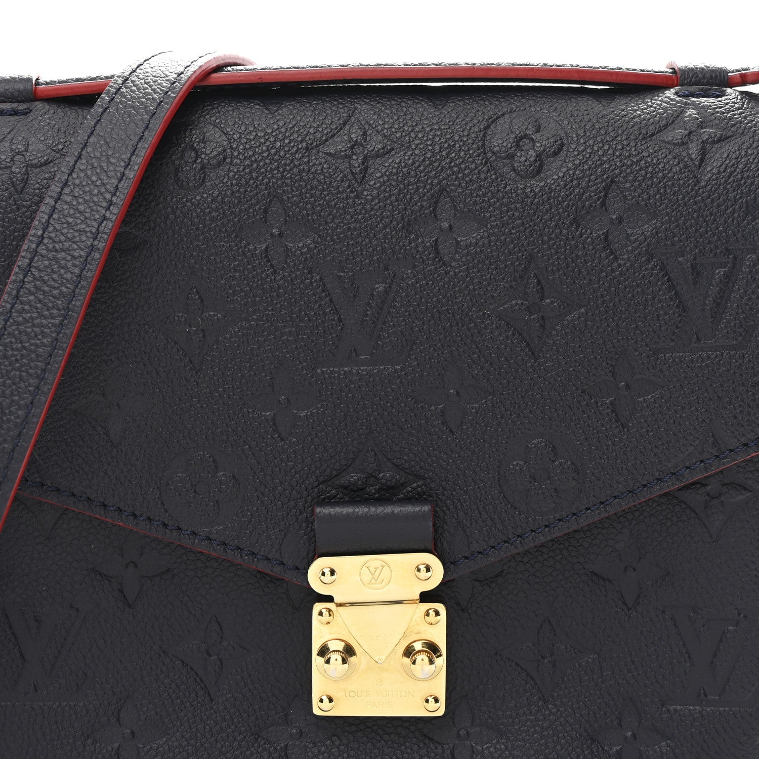 Louis Vuitton Empreinte Pochette Metis Marine Rouge