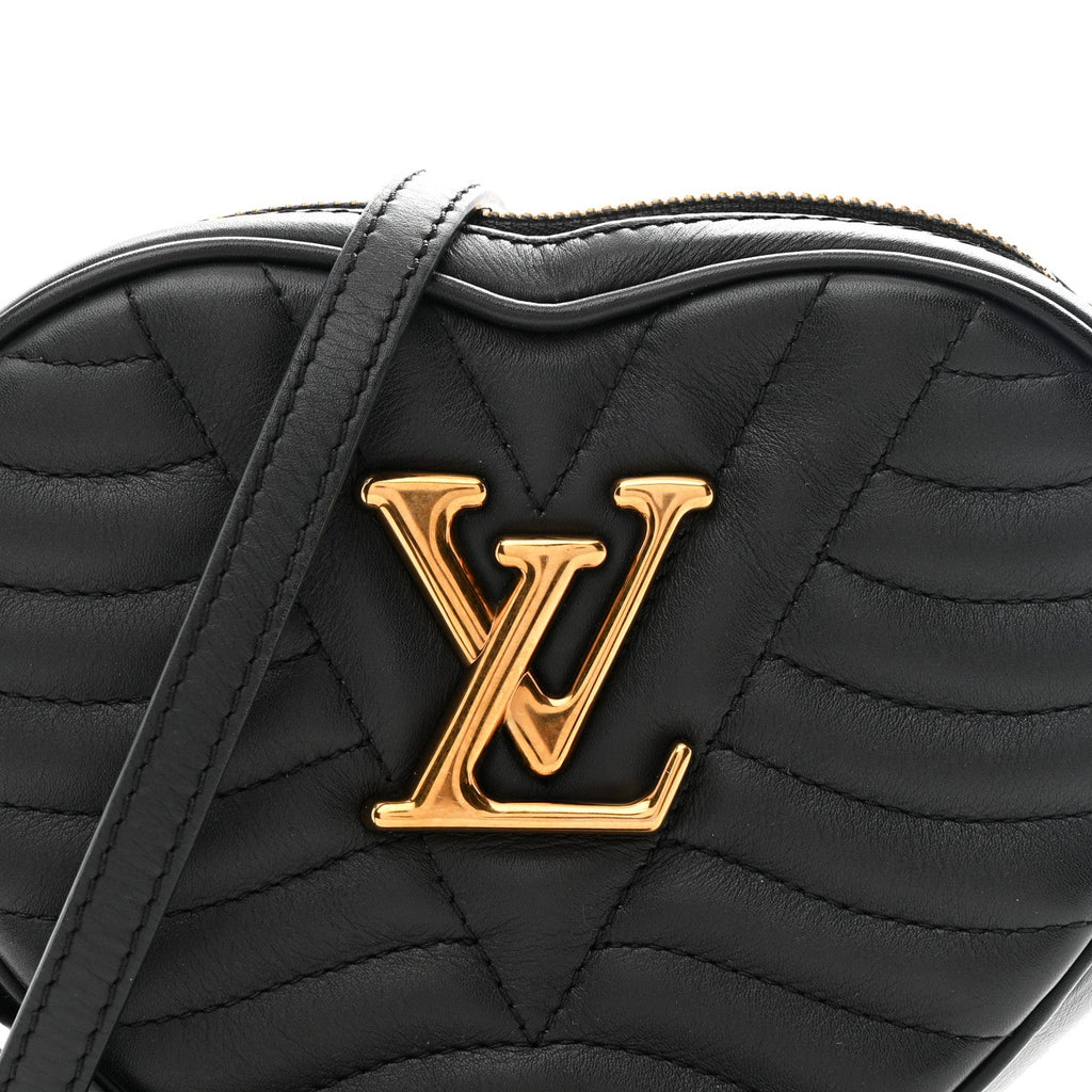 Louis Vuitton Calfskin New Wave Heart Bag Black