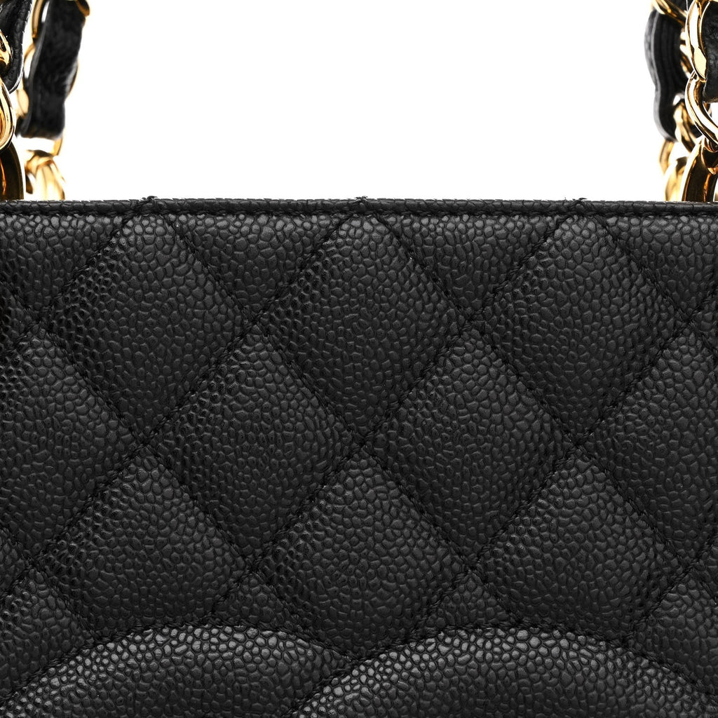 Chanel Caviar Quilted Grand Shopping Tote GST Black