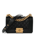 Chanel Caviar Quilted Small Boy Flap Black