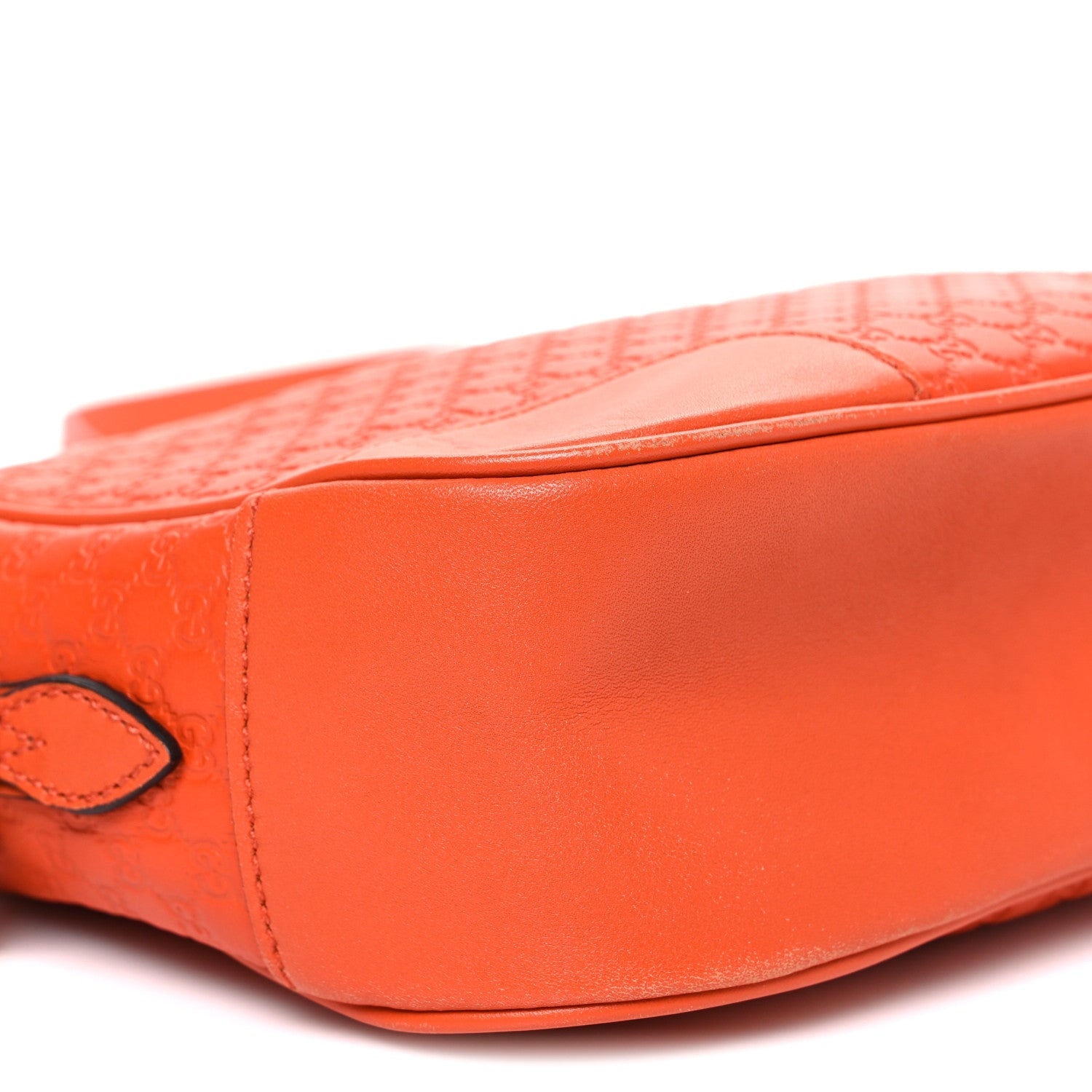 Gucci Soft Microguccissima Mini Bree Messenger Bag Sun Orange
