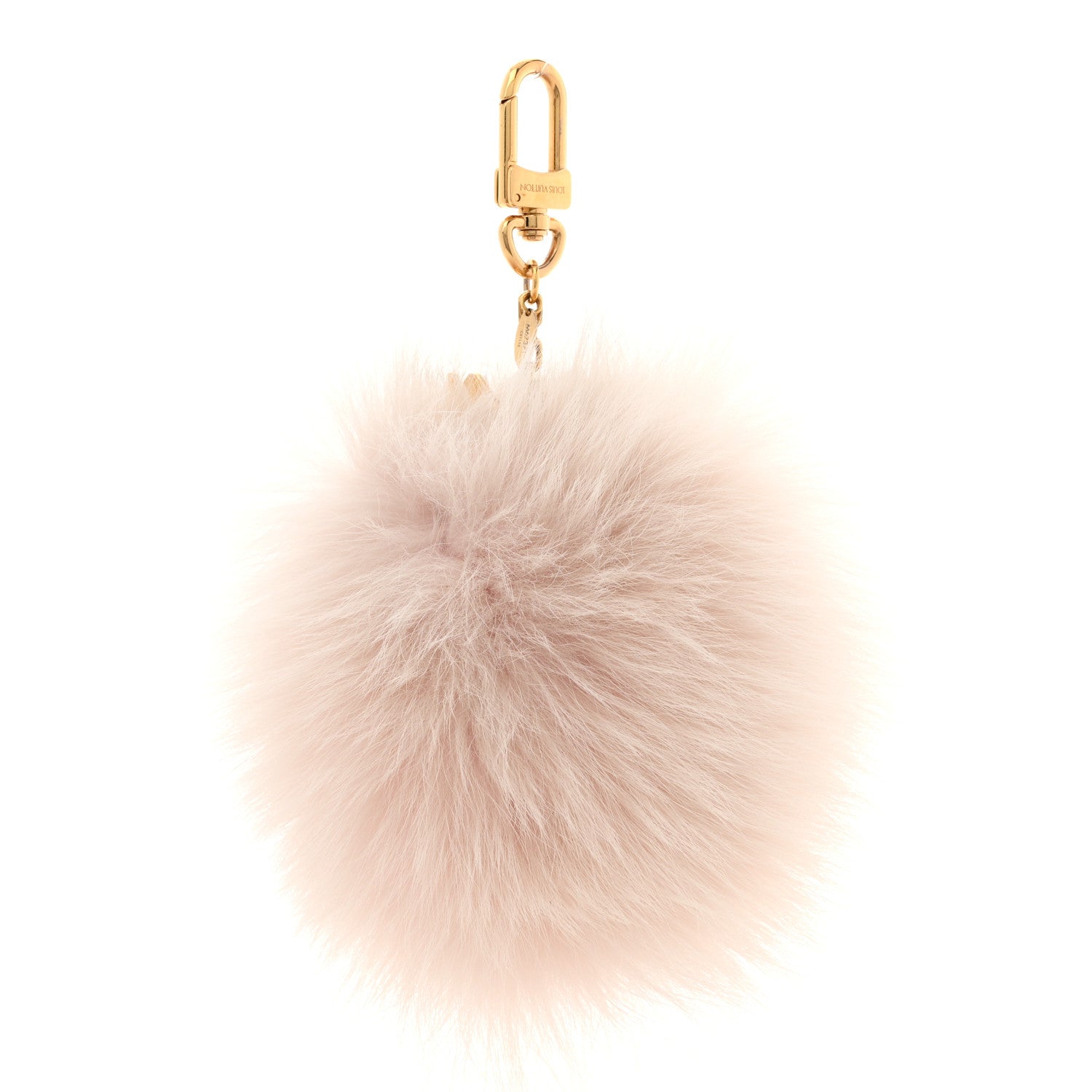 Louis Vuitton Fuzzy Bubble Bag Charm Light Pink