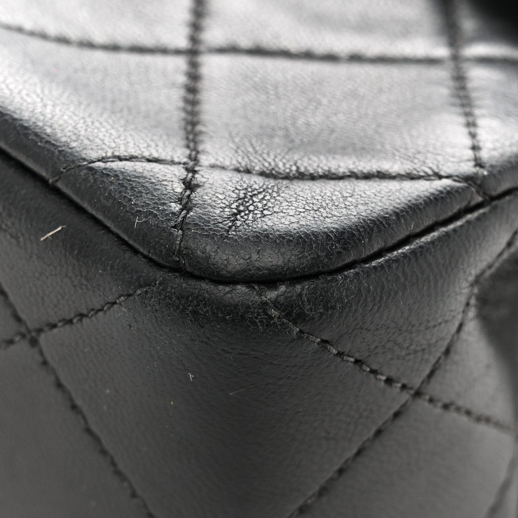 Chanel Lambskin Quilted Small Double Flap Black