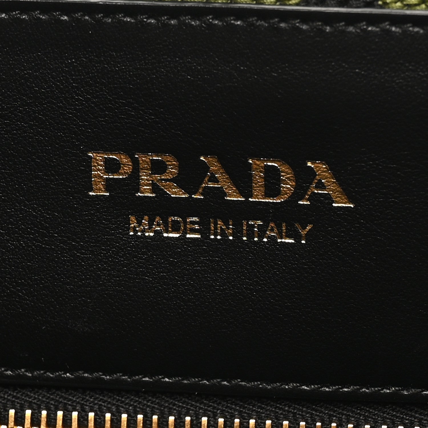 Prada Jacquard Saffiano Triangolo Symbole Embroidered Shopping Tote Black Edera