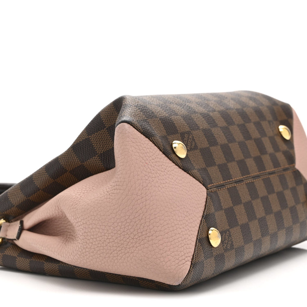 Louis Vuitton Damier Ebene Cuir Taurillon Brittany Magnolia