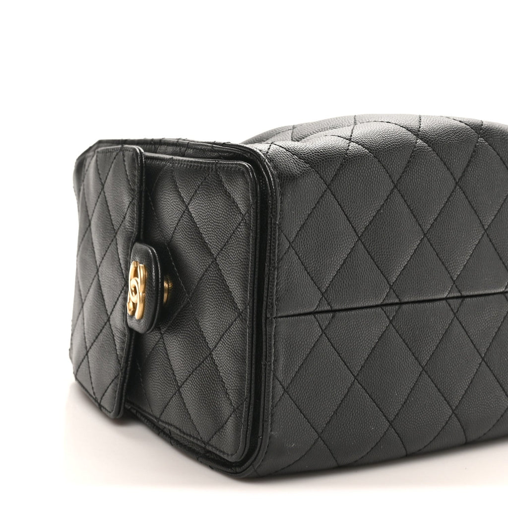 Chanel Caviar Quilted Small Chanel 25 Handbag Black