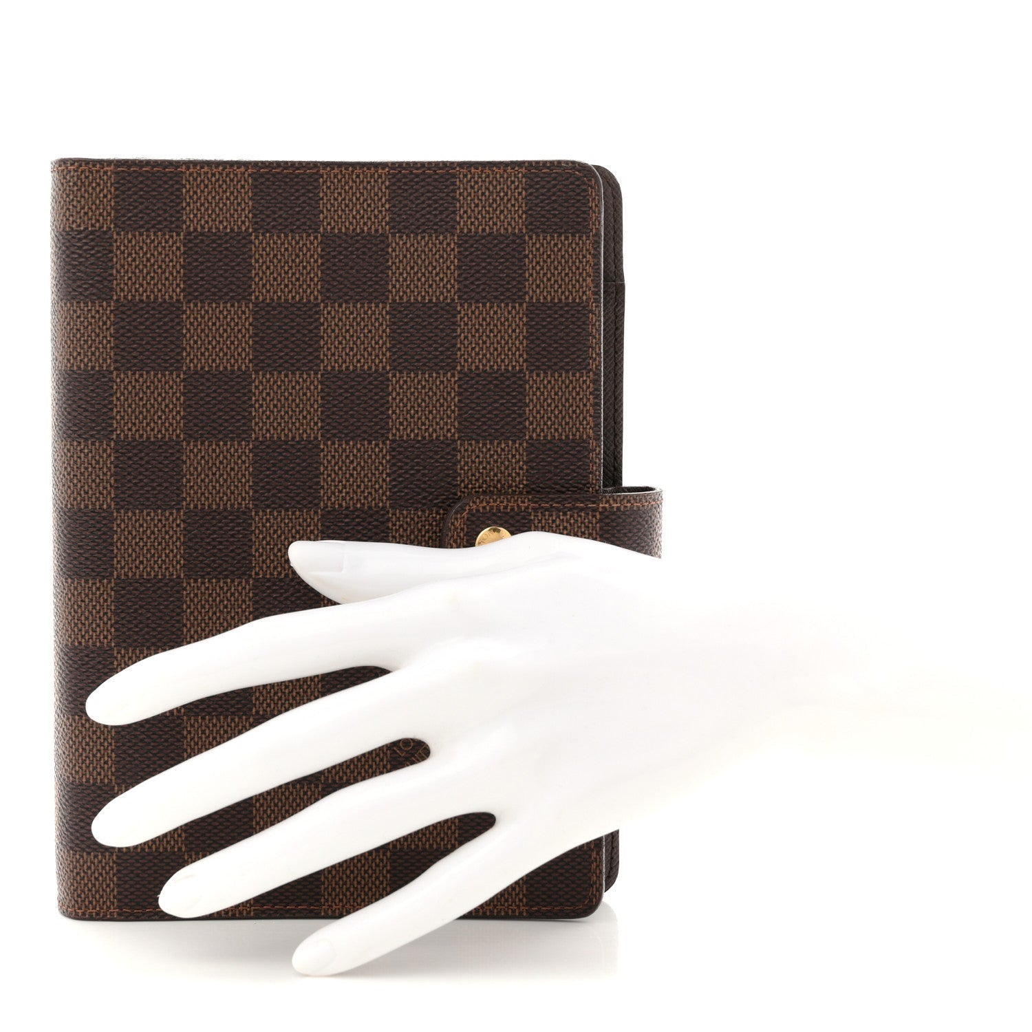 Louis Vuitton Damier Ebene Medium Ring Agenda Cover