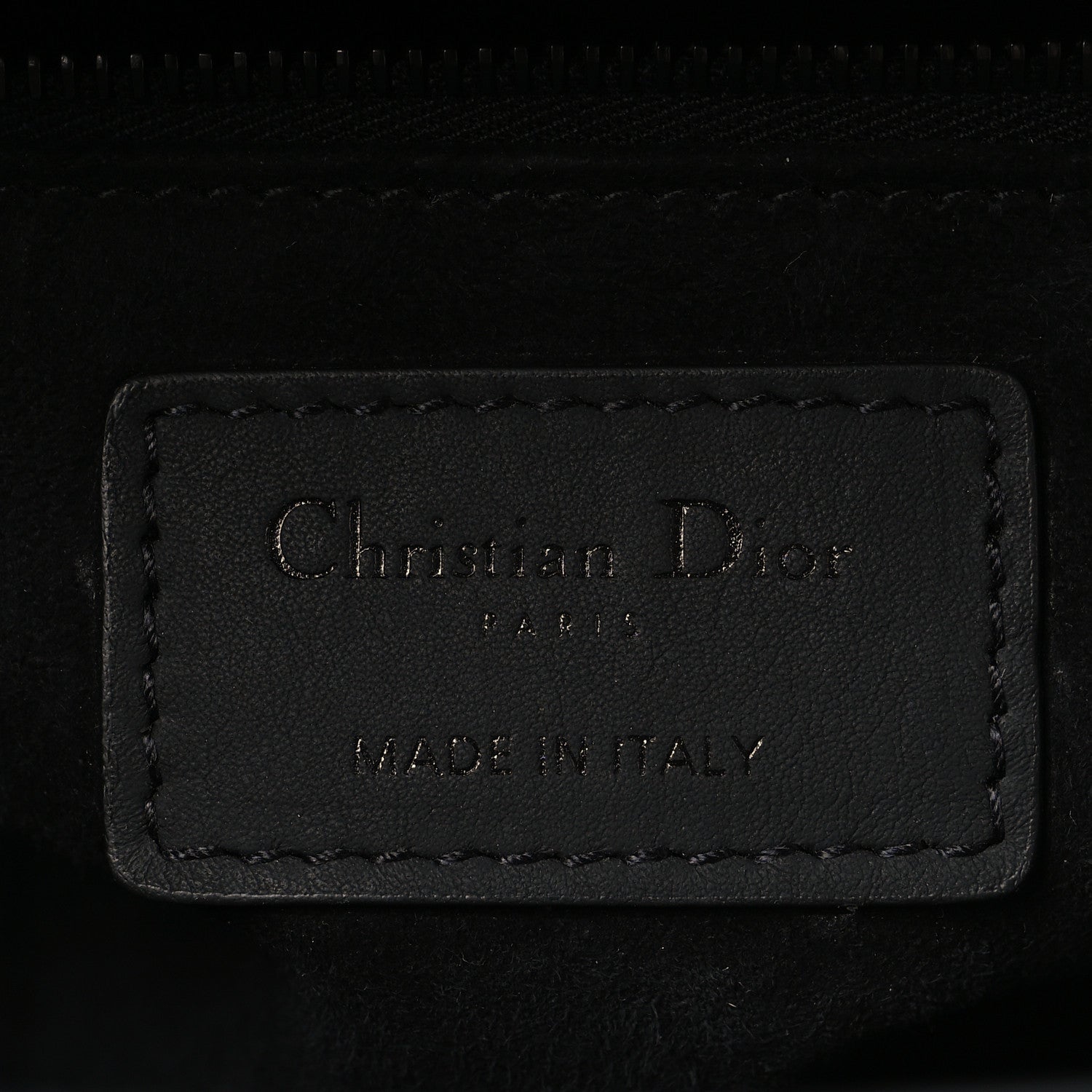 Christian Dior Ultra Matte Calfskin Cannage Small My ABCDior Lady Dior Black