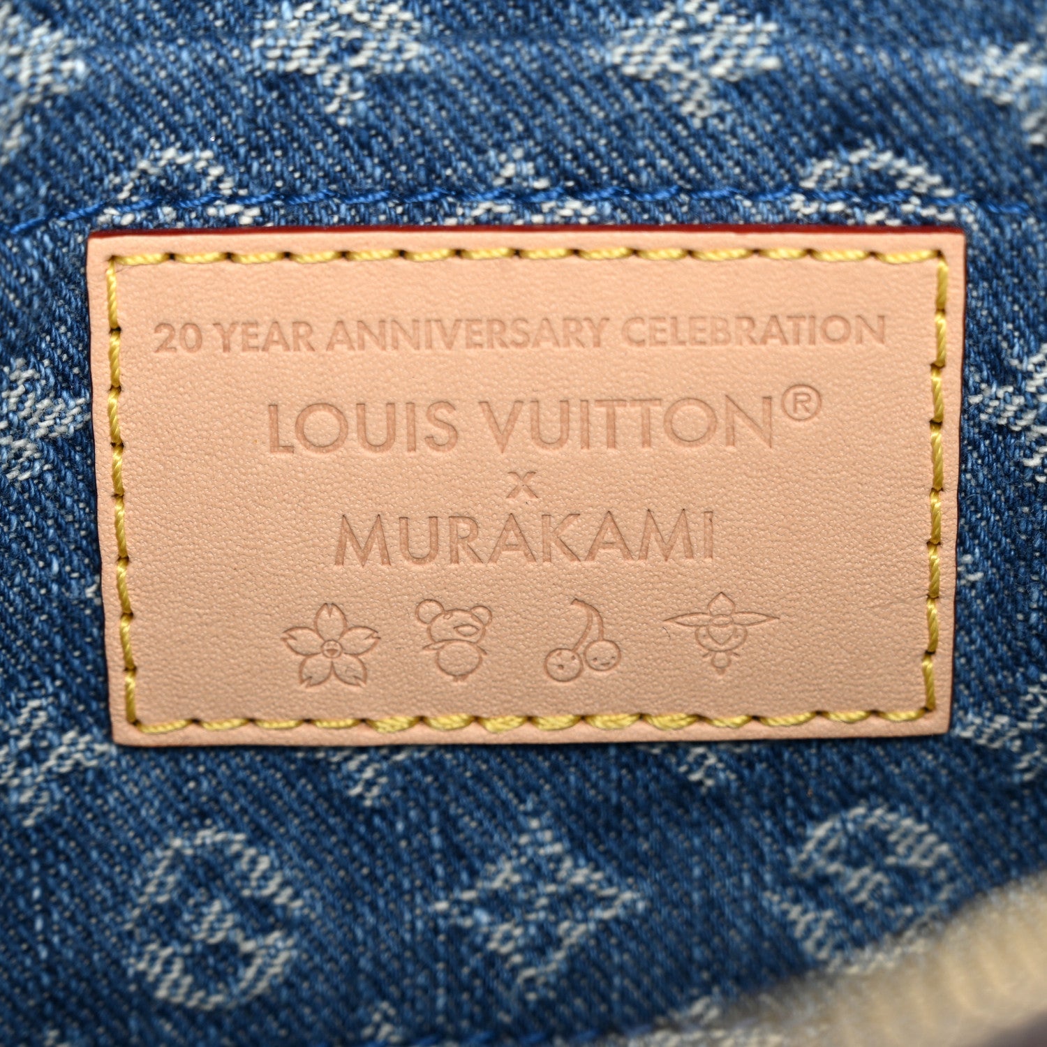 Louis Vuitton LV X TM Monogram Denim Cerises Pochette Accessories Blue