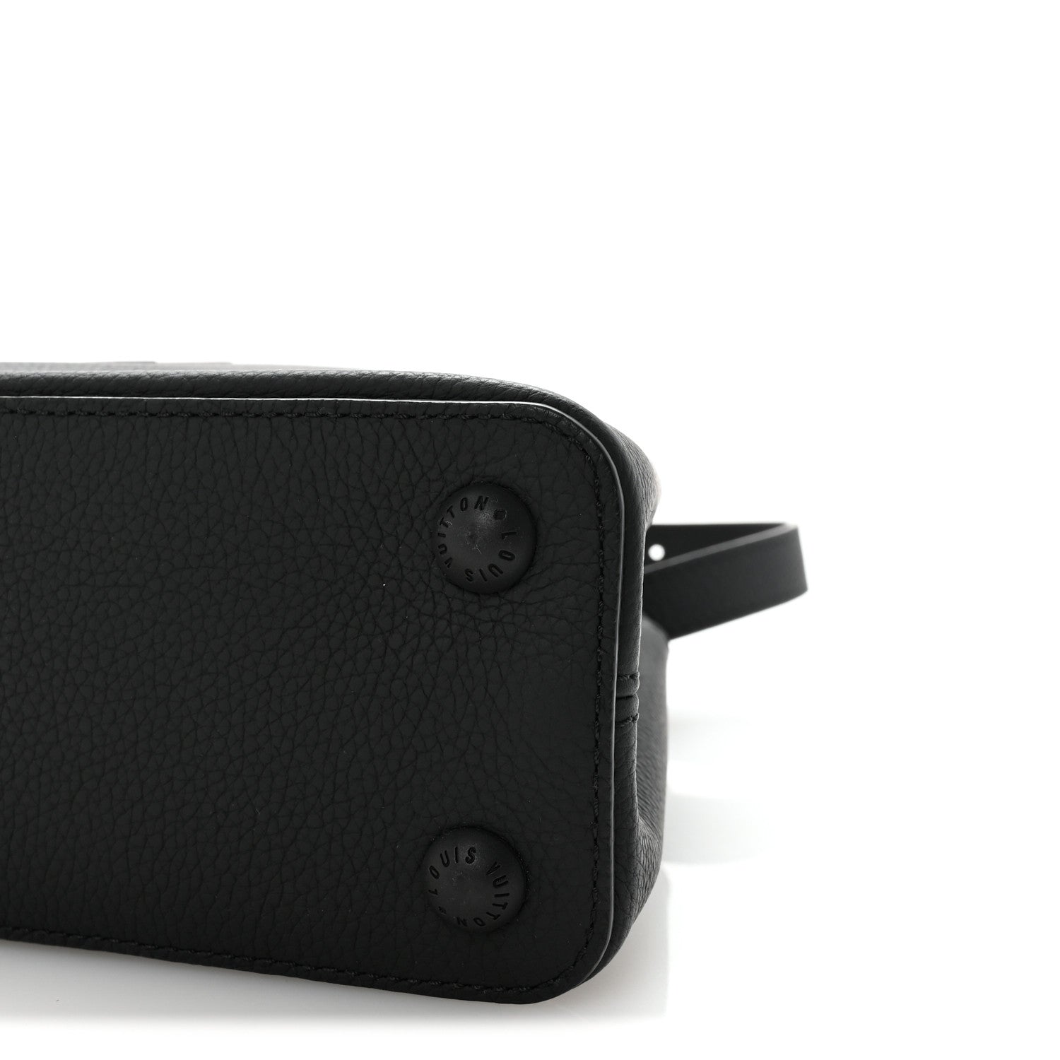 Louis Vuitton Taurillon Capucines East West MM Matte Black