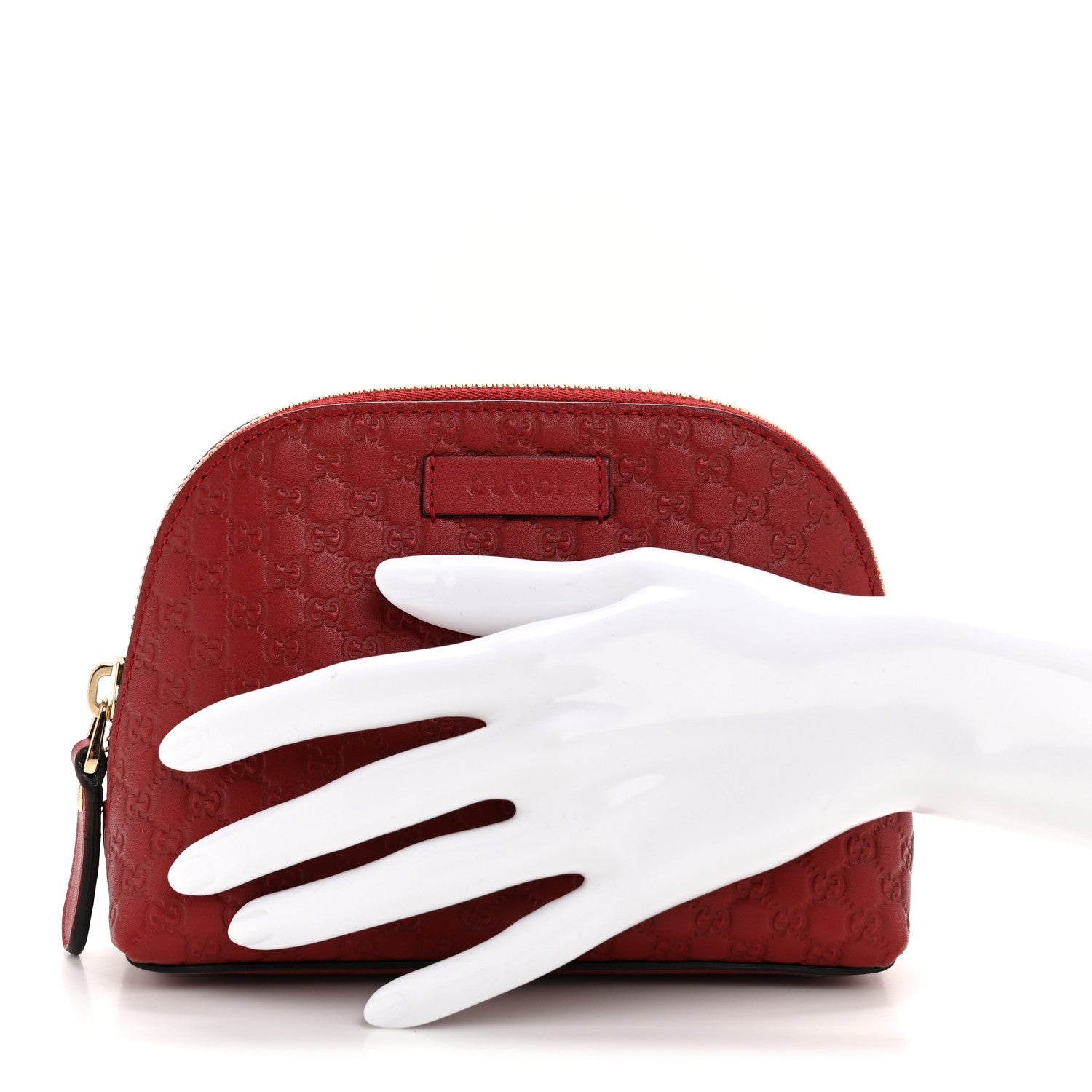Gucci Microguccissima GG Cosmetic Case Red