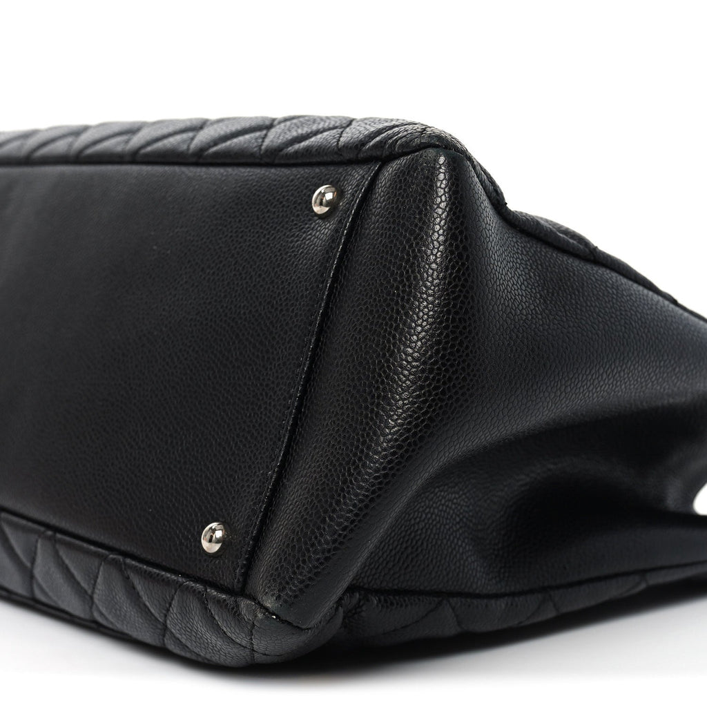 Chanel Caviar Quilted XL Grand Shopping Tote GST Black