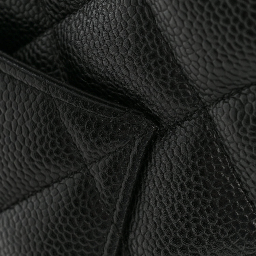 Chanel Caviar Quilted Medallion Tote Black
