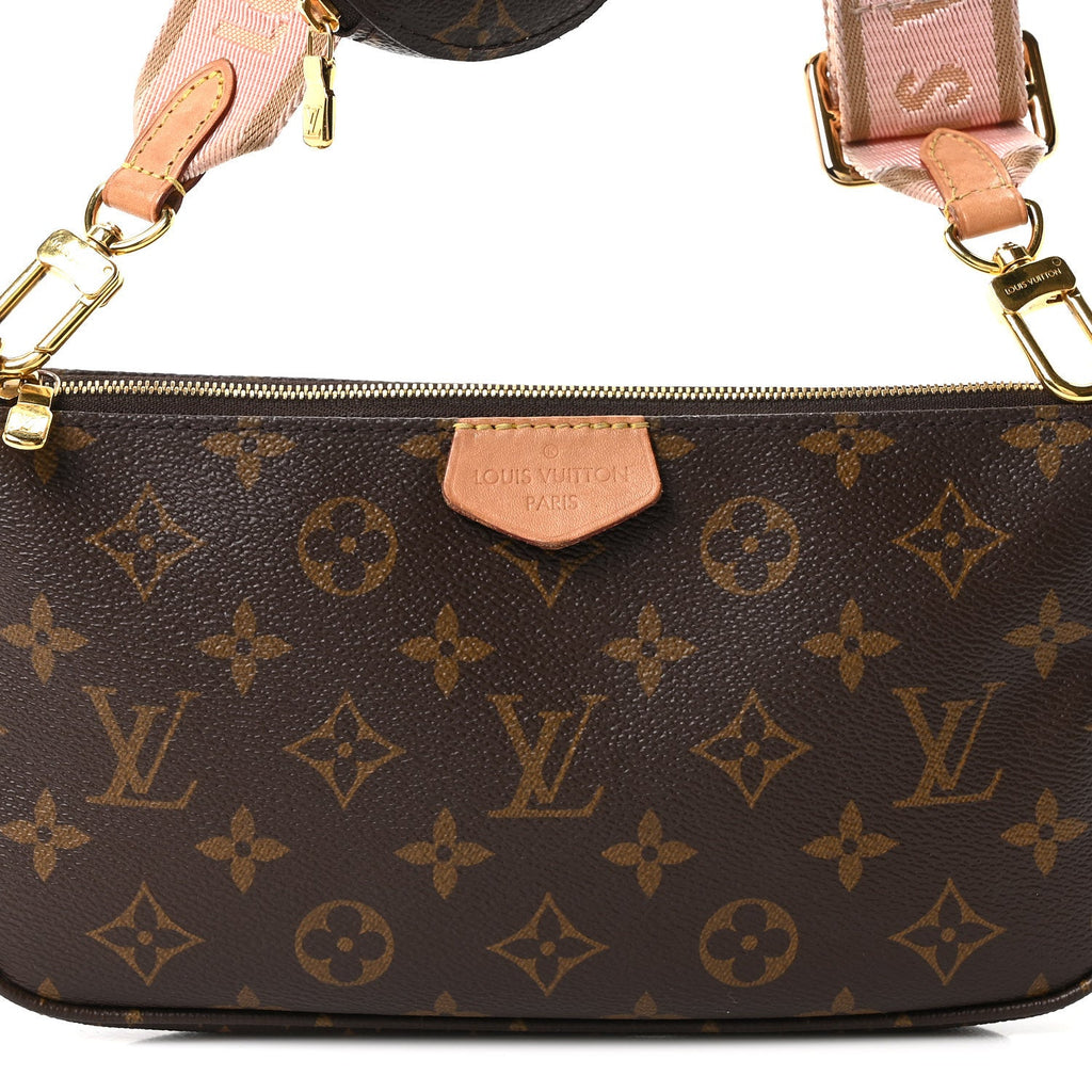 Louis Vuitton Monogram Multi Pochette Accessories Large Pochette Rose Clair