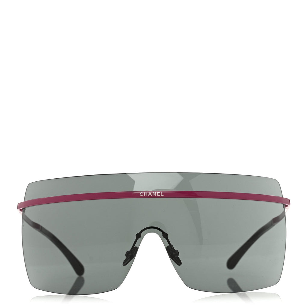 Metal Shield Sunglasses L3741 Pink
