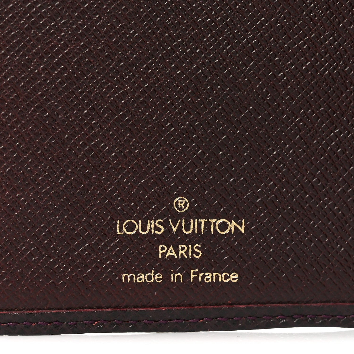 Louis Vuitton Taiga Porte Valeurs Organizer Wallet Acajou