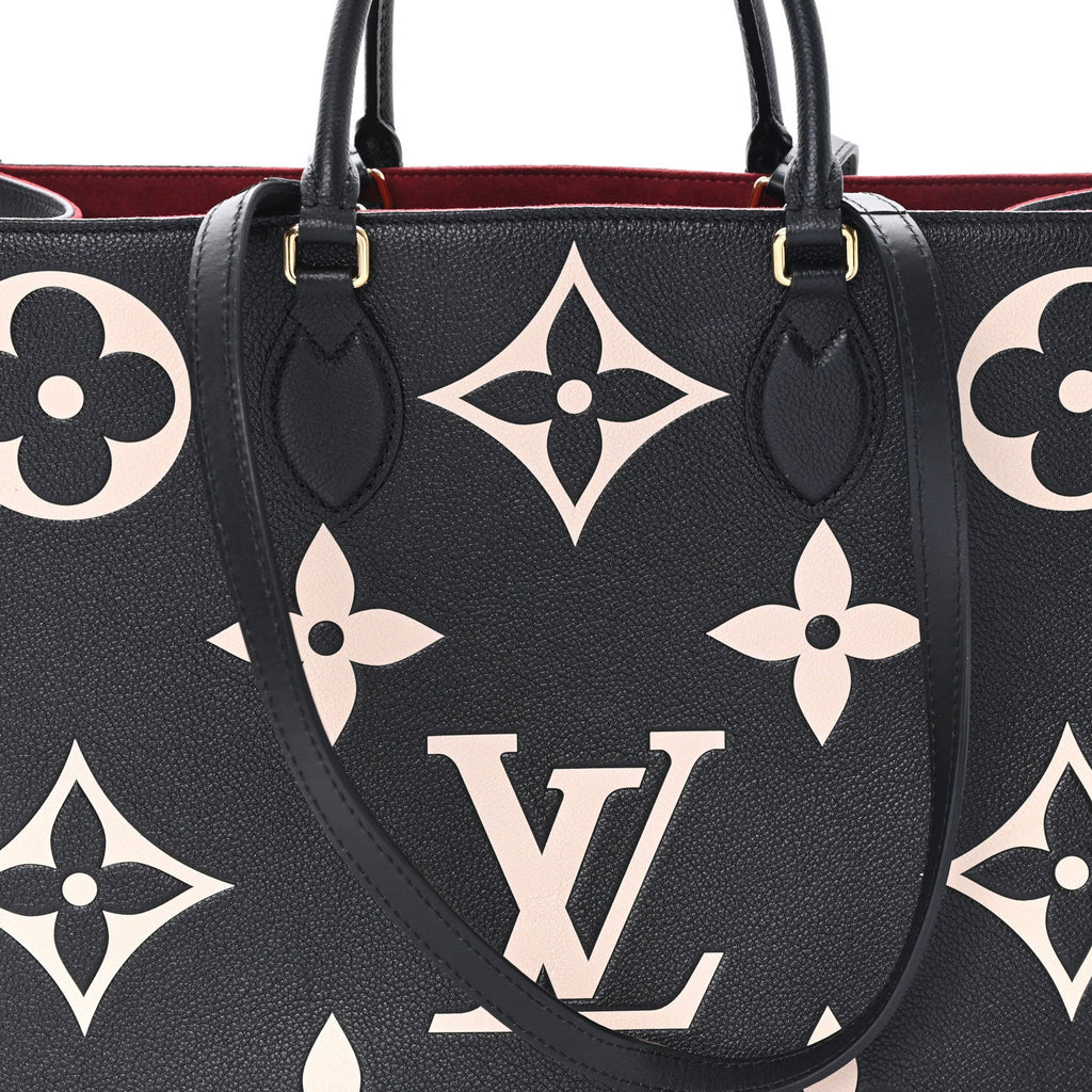 Louis Vuitton Empreinte Monogram Giant Onthego GM Black Beige