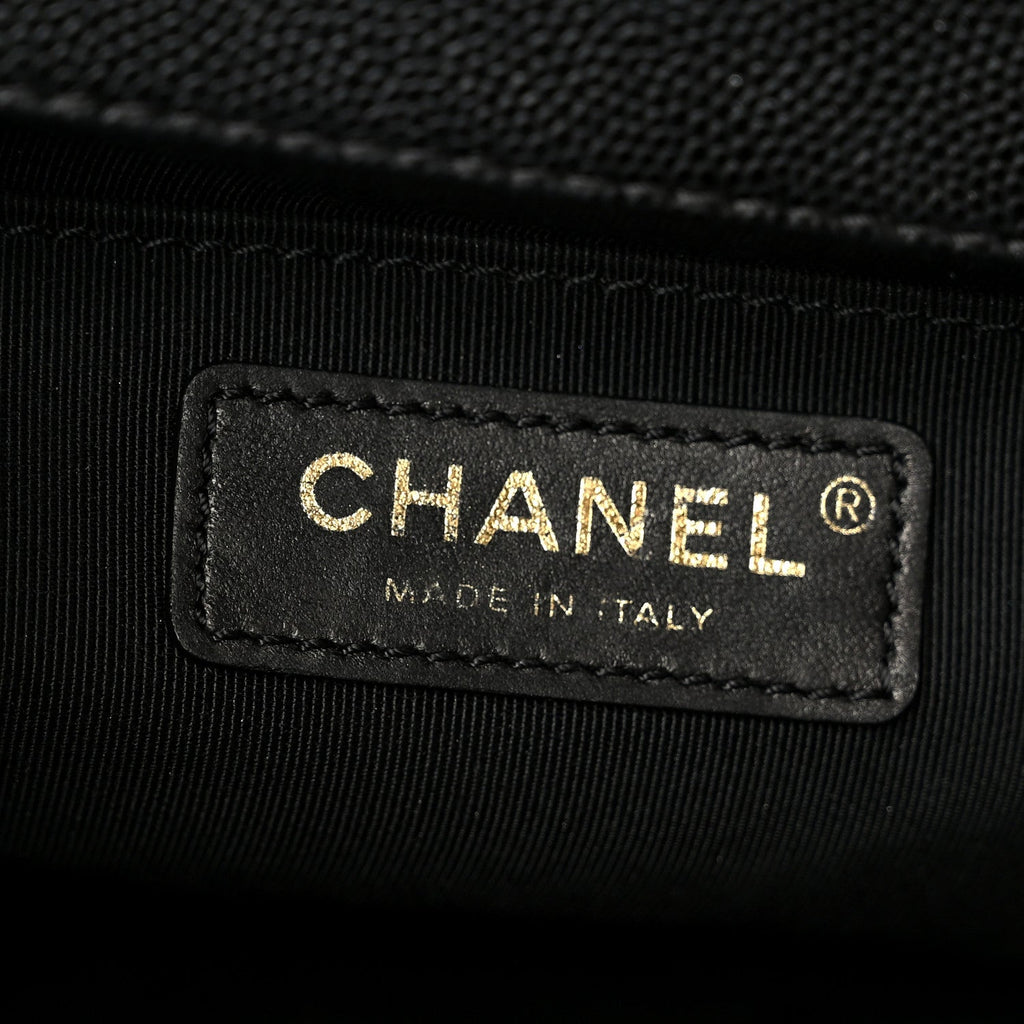 Chanel Caviar Quilted Medium Boy Flap Black
