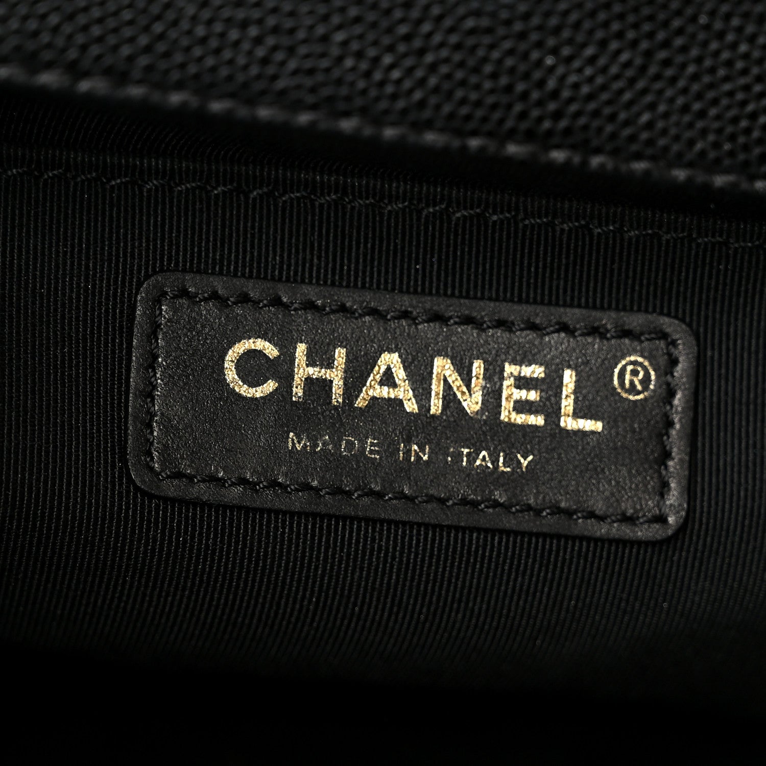 Chanel Caviar Quilted Medium Boy Flap Black