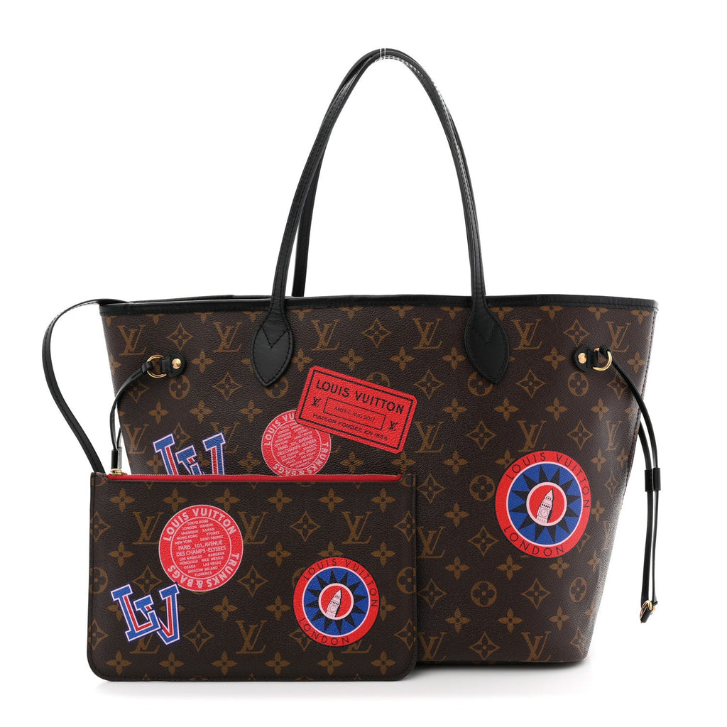Louis Vuitton Monogram My LV World Tour Neverfull MM