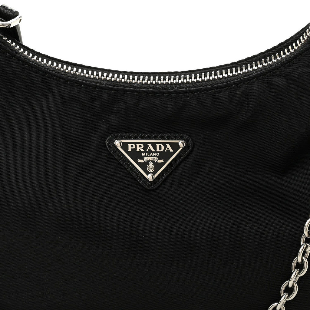 Prada Re-Nylon Saffiano Re-Edition 2005 Shoulder Bag Black