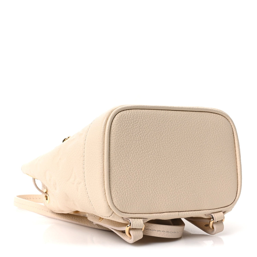 Louis Vuitton Empreinte Nano Noe Backpack Creme