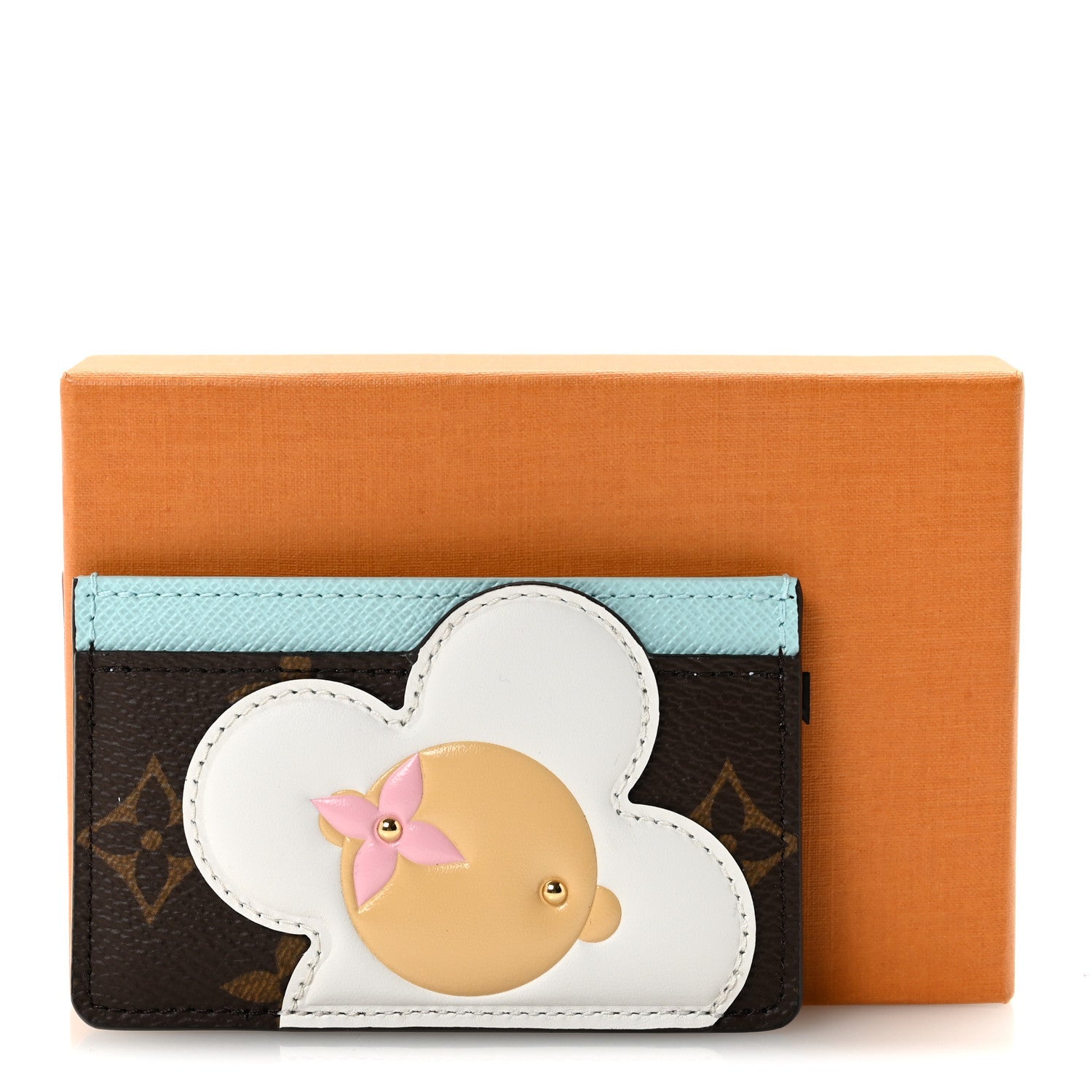 Louis Vuitton Monogram Vivienne Card Holder Animation Blue