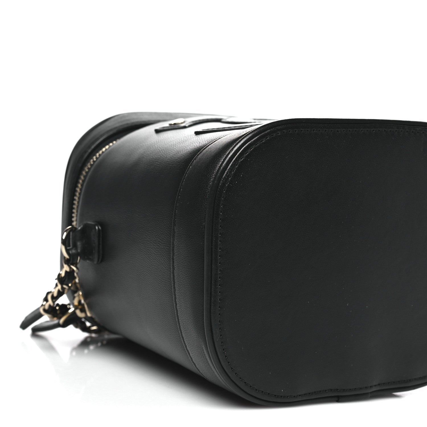 Chanel Lambskin Timeless Vanity Cosmetic Case Black