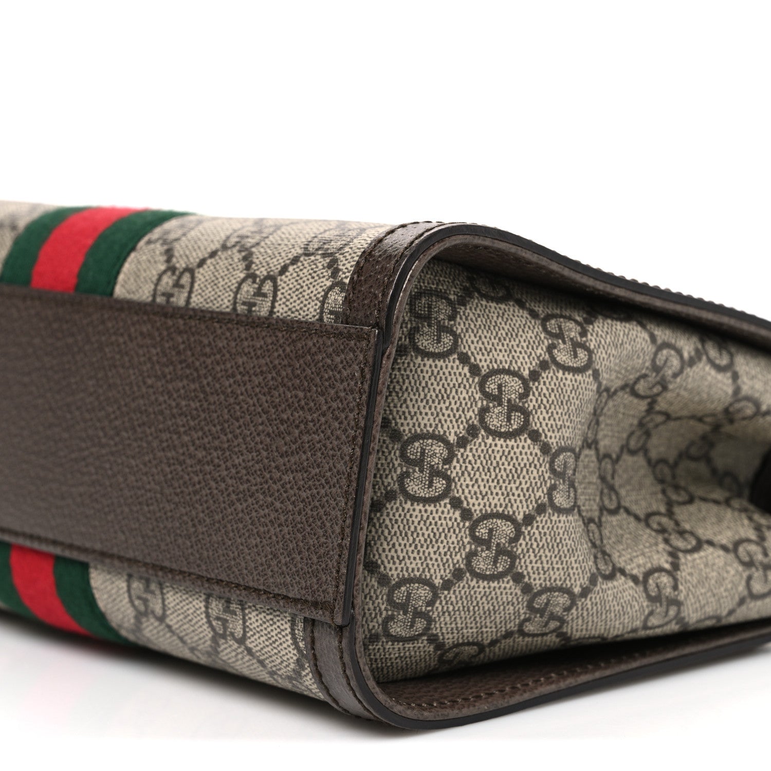 Gucci GG Supreme Monogram Small Ophidia Tote Bag Brown